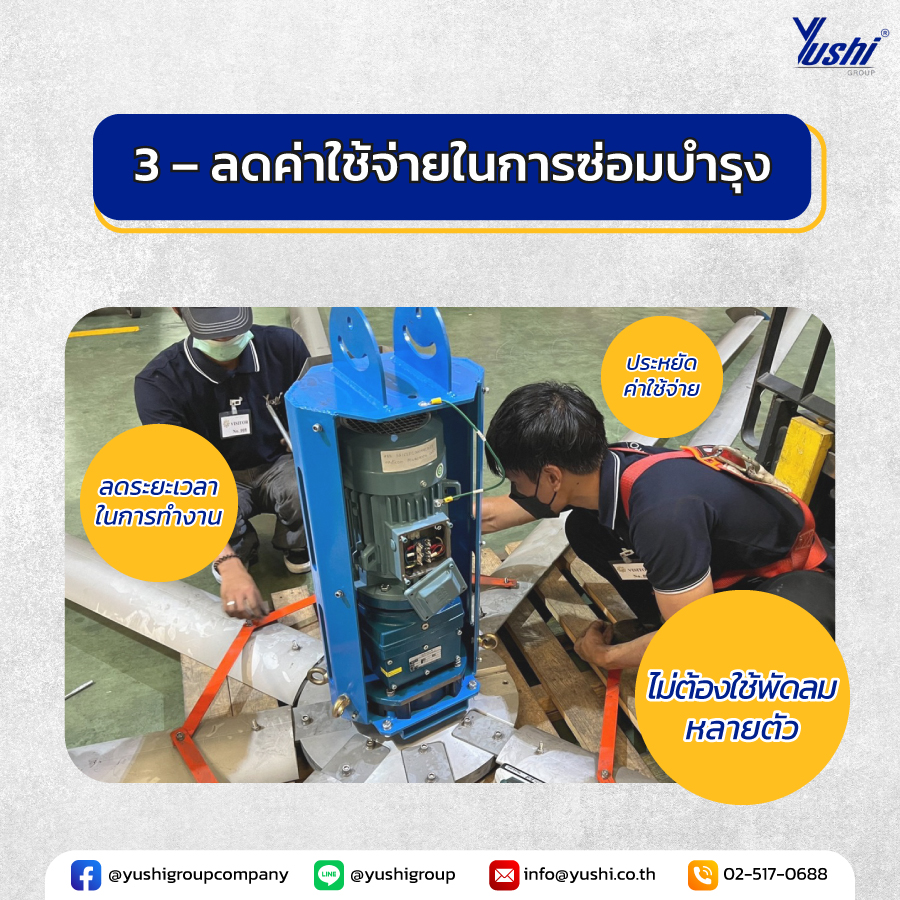 3 – ลดค่าใช้จ่ายในการซ่อมบำรุง