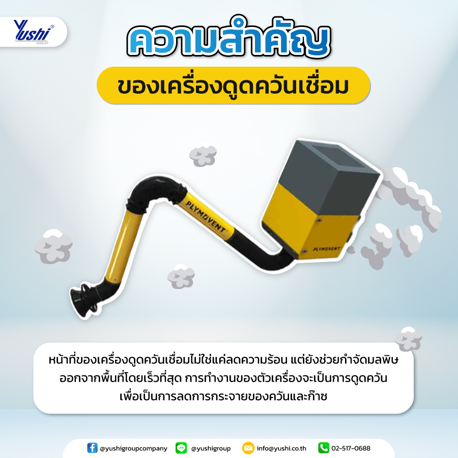 ความสำคัญของเครื่องดูดควันเชื่อม