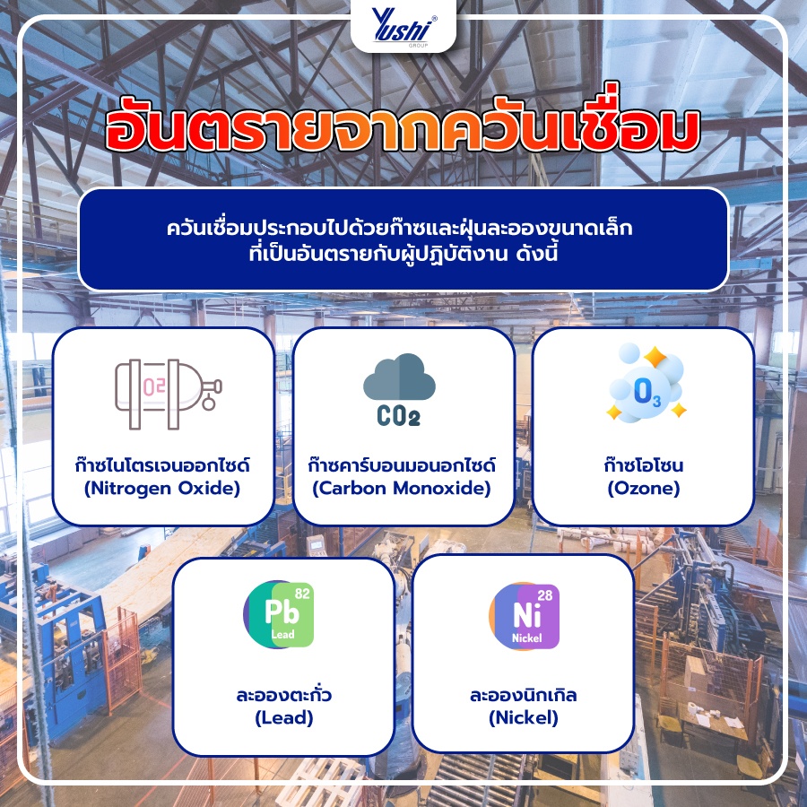 อันตรายจากควันเชื่อม