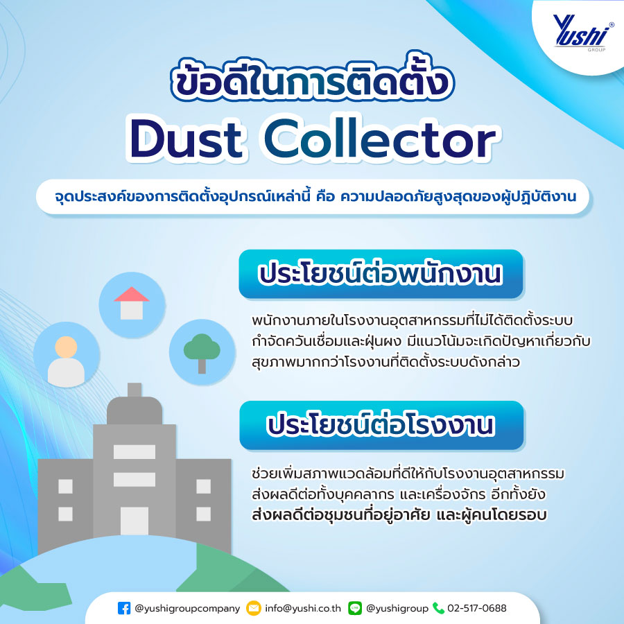 ข้อดีในการติดตั้ง Dust Collector