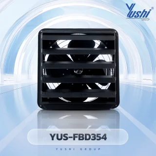 พัดลมดูดอากาศแบบมีบานเกล็ด ปิด-เปิด ขนาด 14 นิ้ว