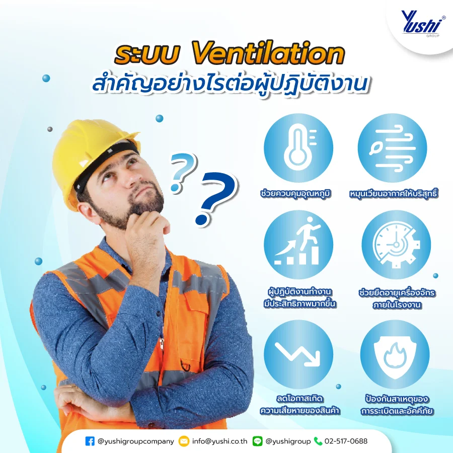 ระบบ Ventilation สำคัญอย่างไร ต่อผู้ปฏิบัติงาน