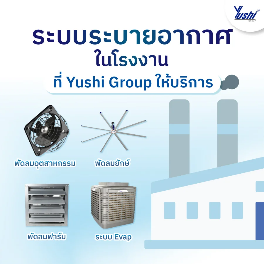 ระบบระบายอากาศในโรงงาน