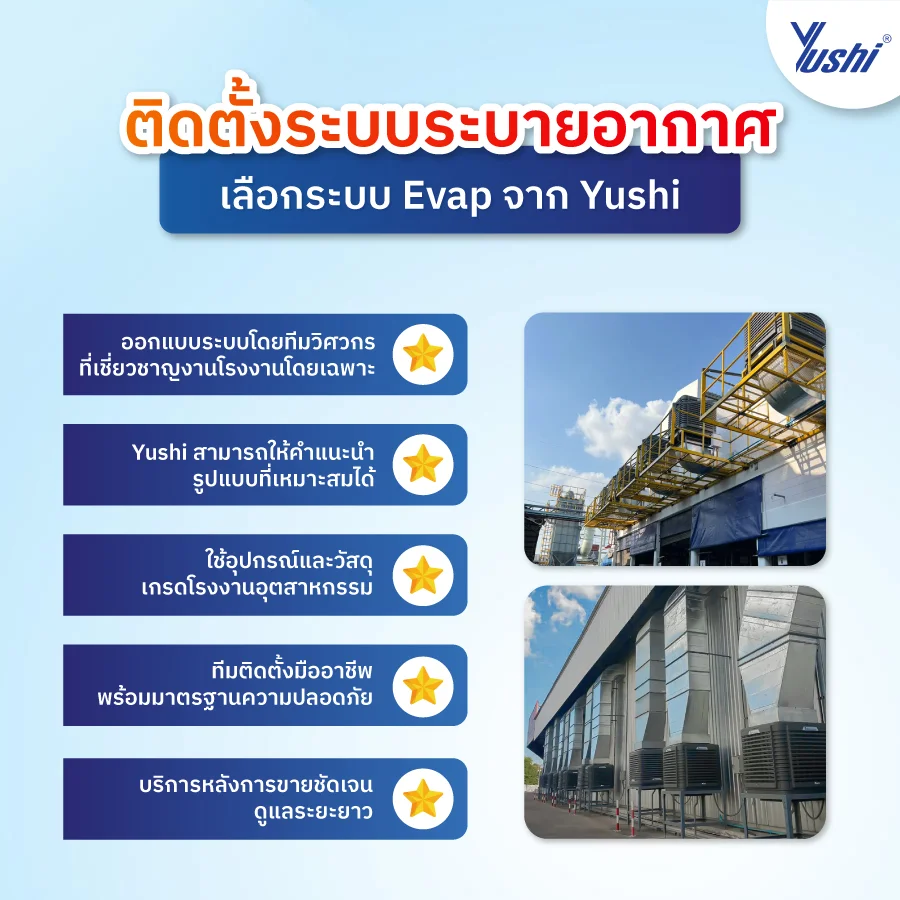 ระบบระบายอากาศในโรงงาน